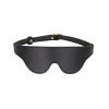 Black leather BDSM blind image